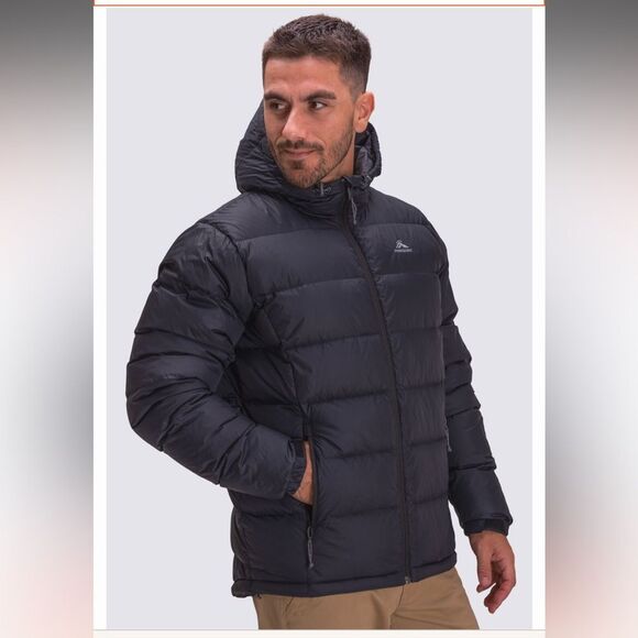 Macpac Men's Black Duck Down Puffer Jacket - Picture 3 of 15